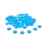Wissner - 100 transparante dreuzelstenen - blauw
