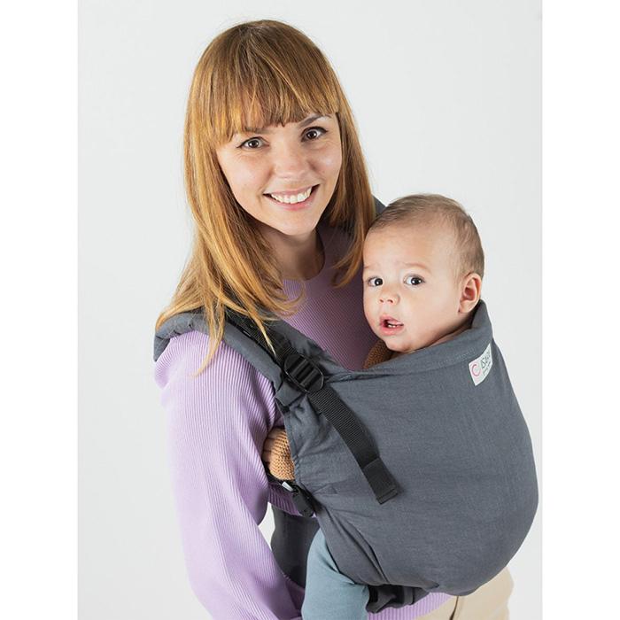 Isara - Preschooler Graphite Linen - Ergonomische Draagzak
