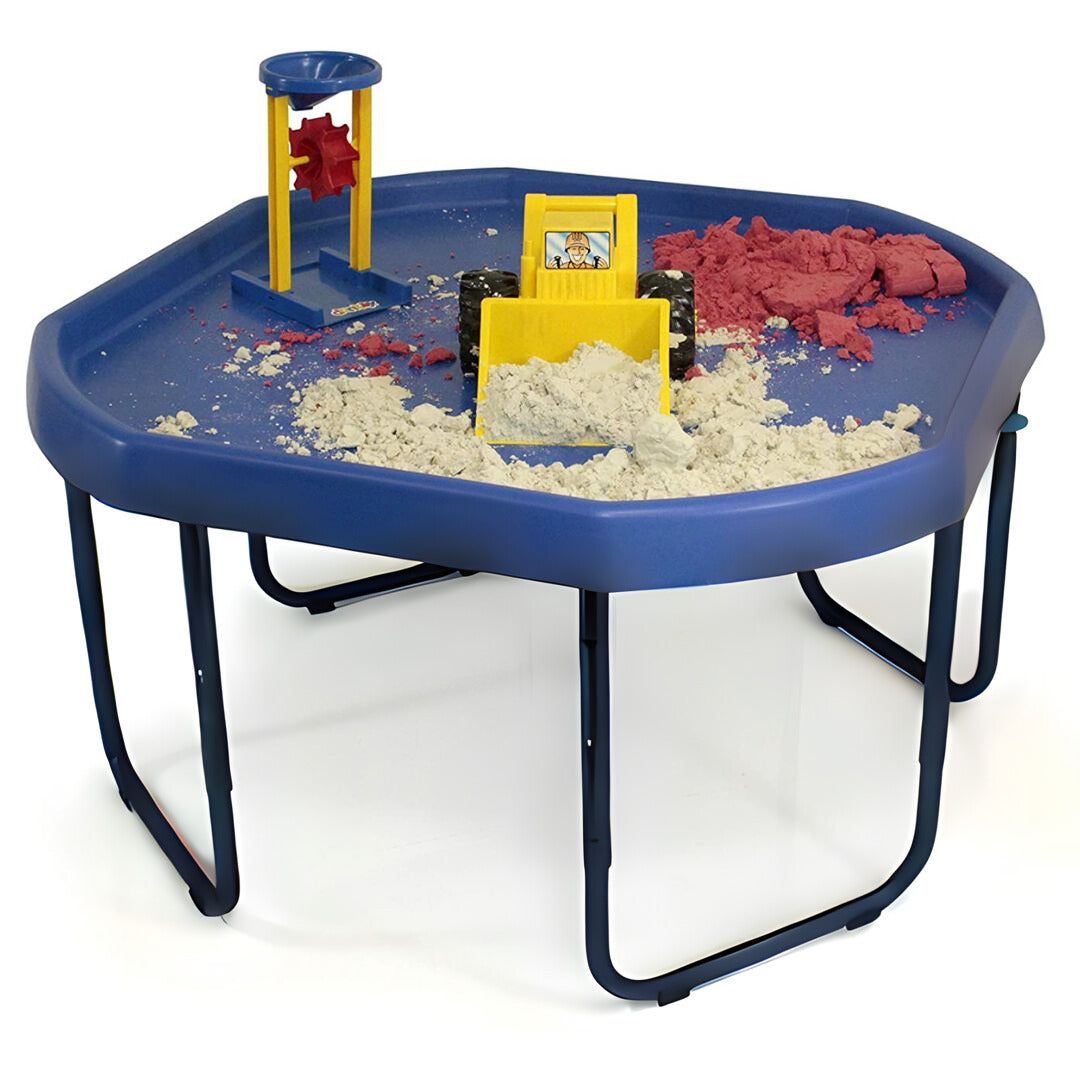 SET Tuff Tray Spot 100cm - Activiteitentafel Blauw + verstelbaar onderstel antraciet