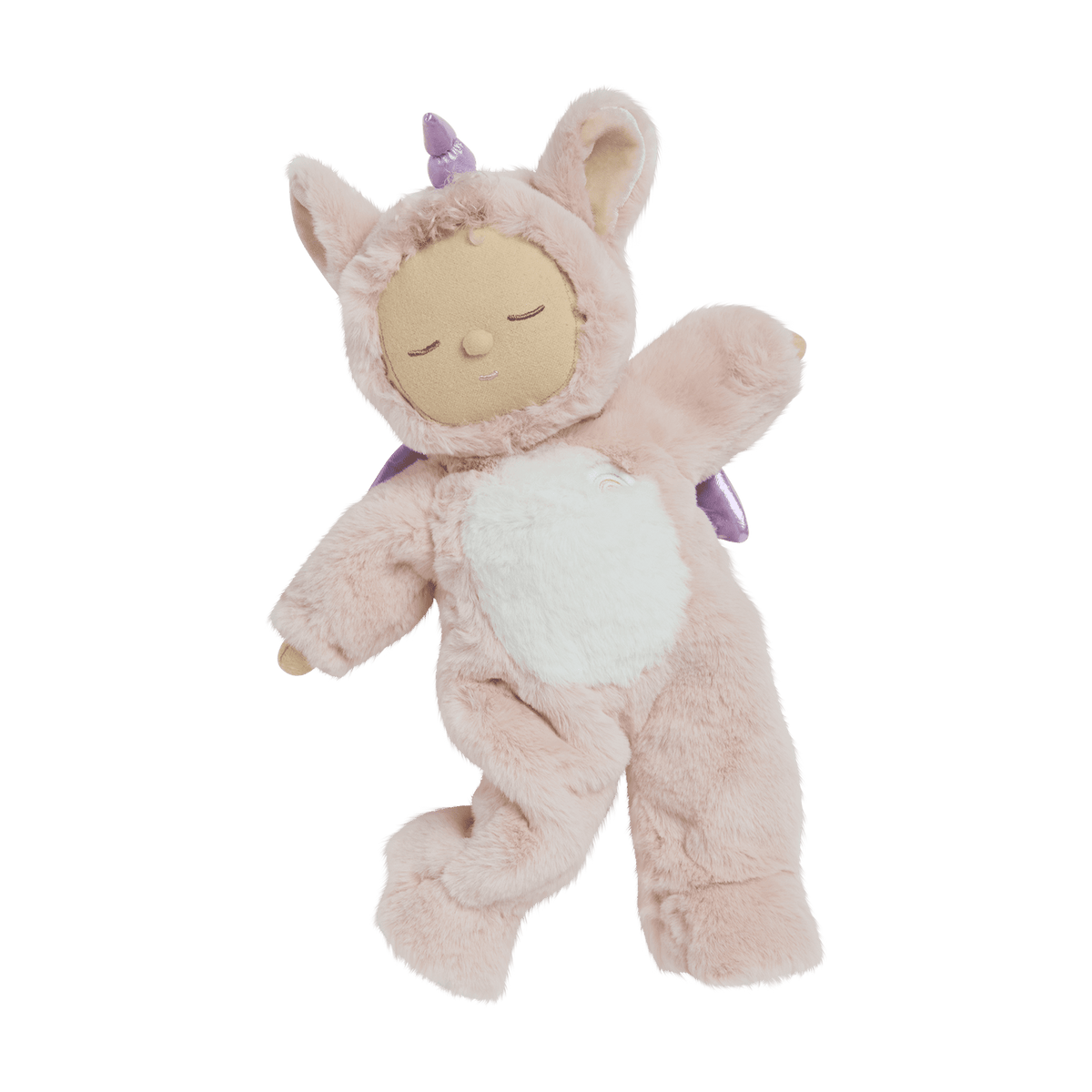 Dinkum Dolls - Cozy Dinkums knuffel eenhoorn Sugarpie roze