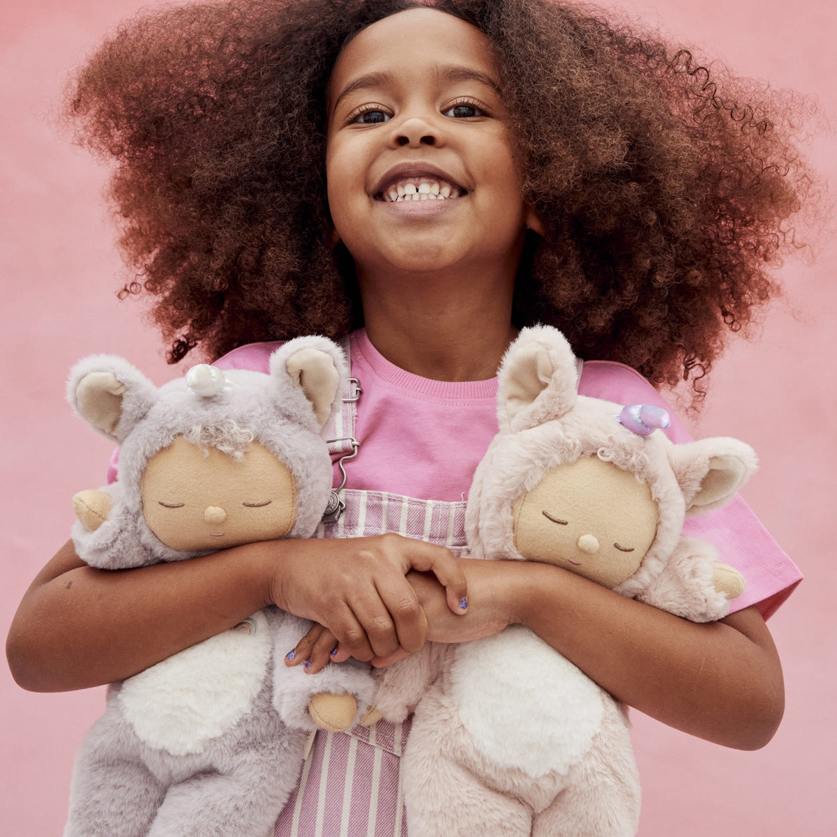 Dinkum Dolls - Cozy Dinkums knuffel eenhoorn Sugarpie roze