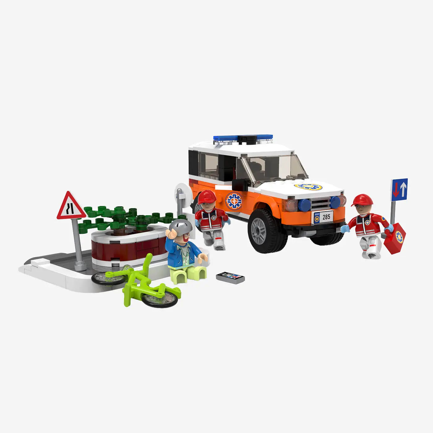 BlueBrixx - Reddingswagen (299 bouwstenen) 6+ jaar - bouwset