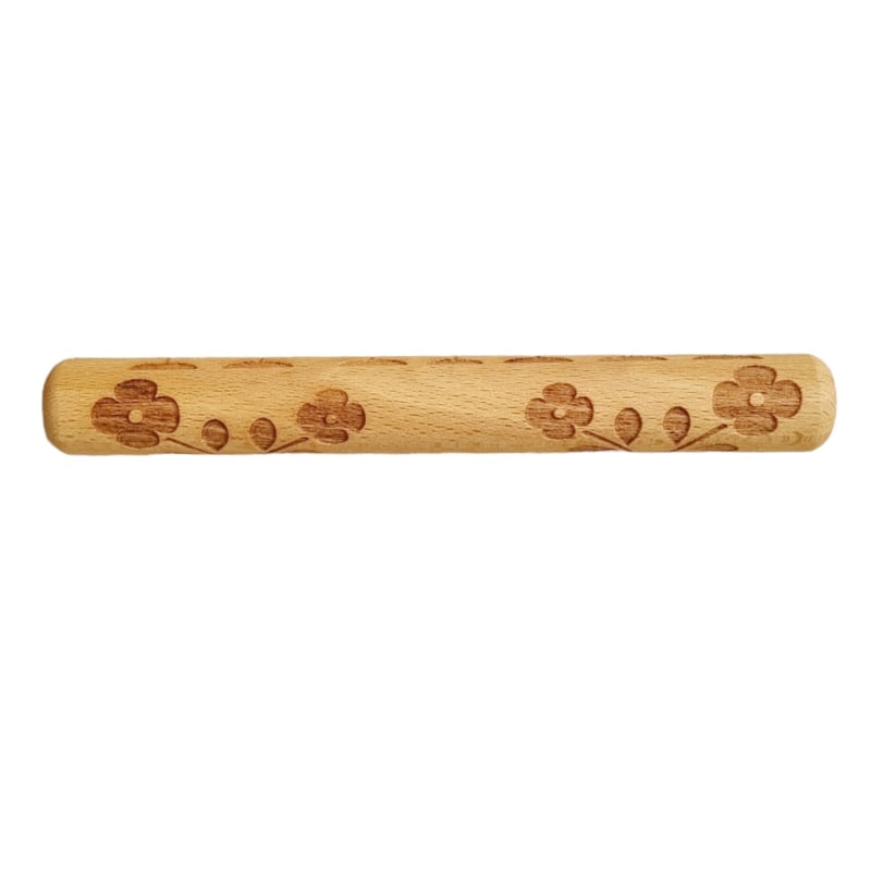 Kiddi - Houten roller Bloemen