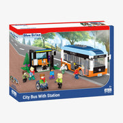 BlueBrixx - Bus met bushalte (646 bouwstenen) 6+ jaar - bouwset