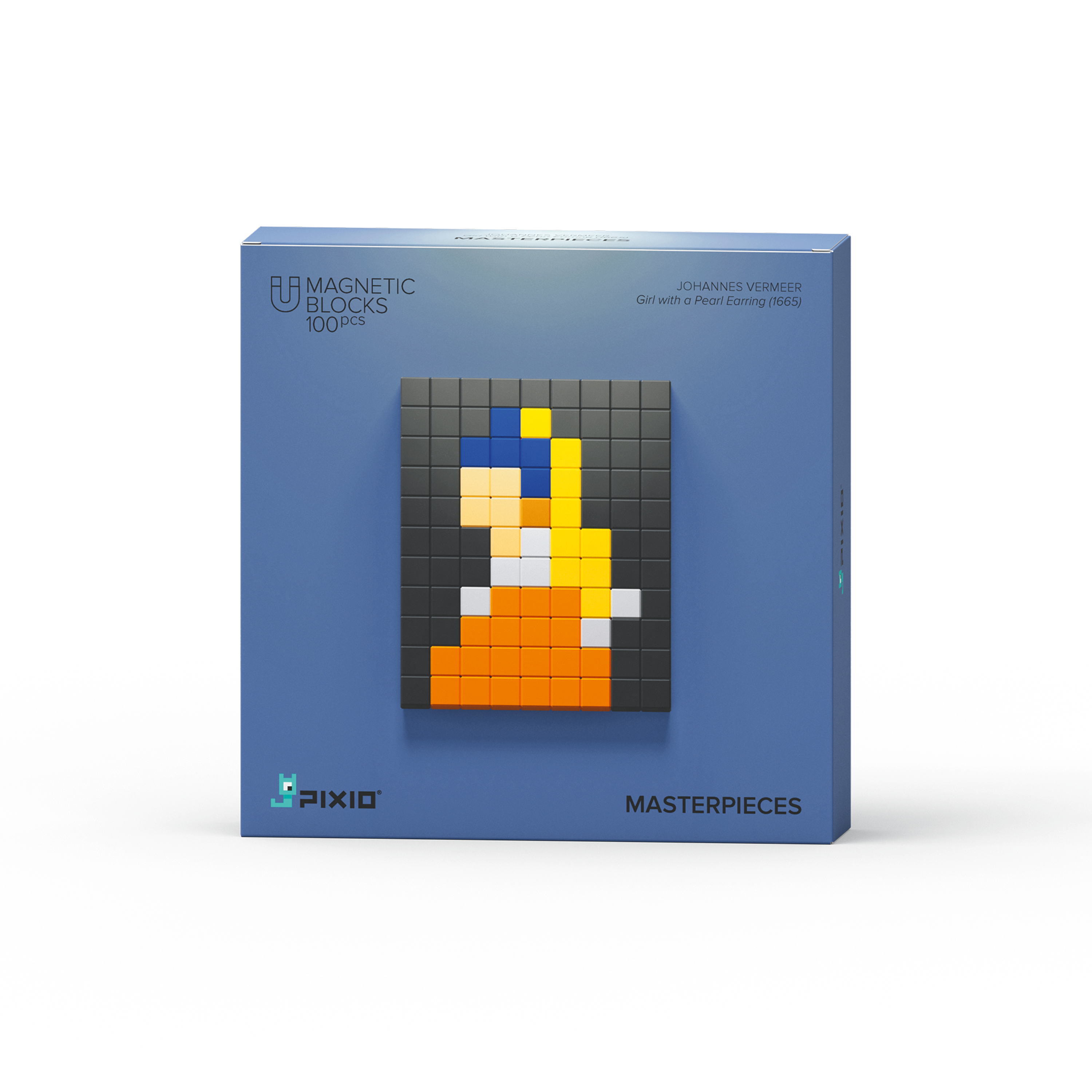 Pixio - Masterpiece Girl with a Pearl - 100 magneetblokjes