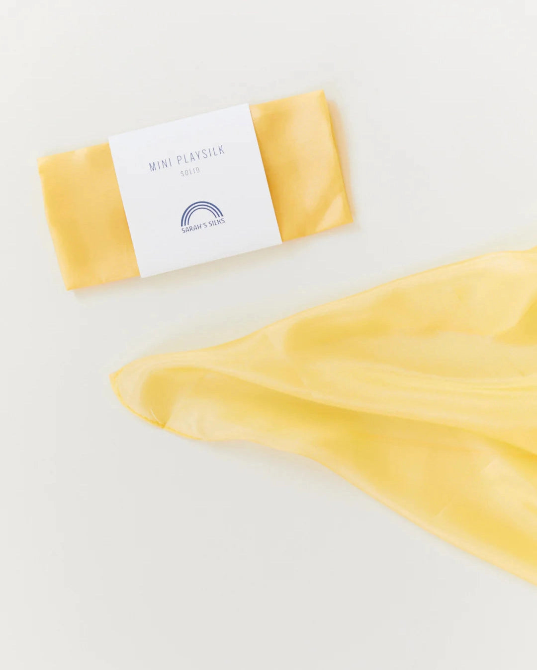 Sarah's Silks Mini Speelzijde Geel - 53x53cm