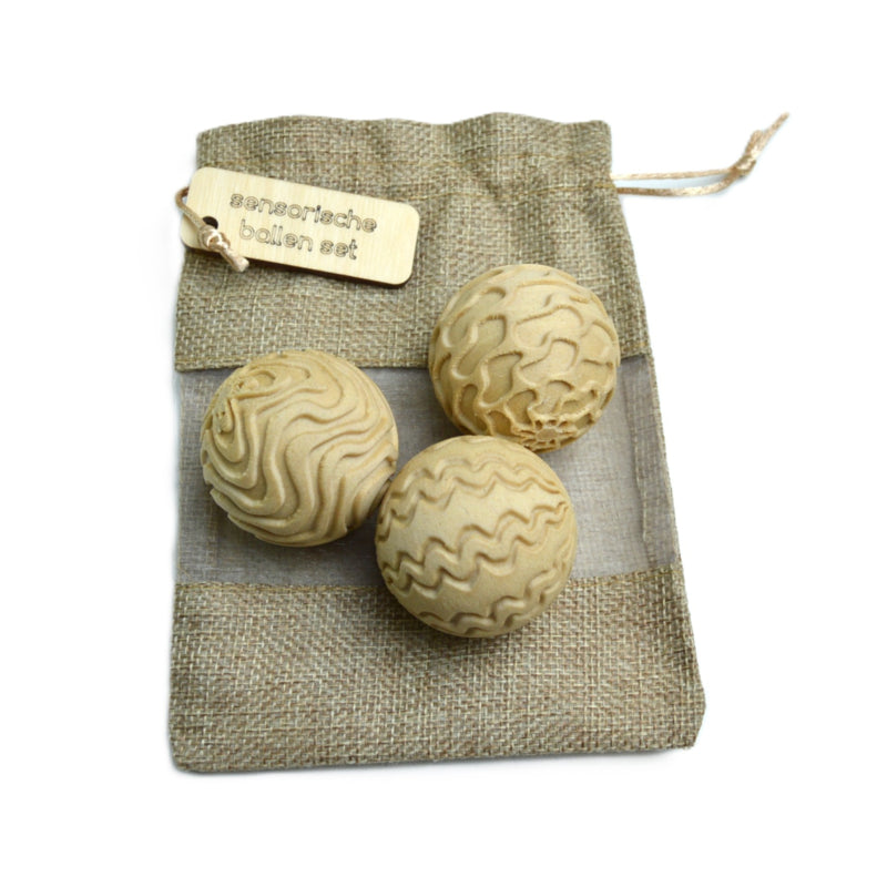 Kiddi - Sensorische ballen set - 3 reliëfballen
