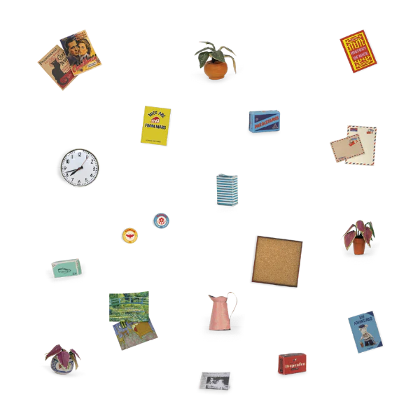 Het Muizenhuis Decoratievellen - Slaapkamer