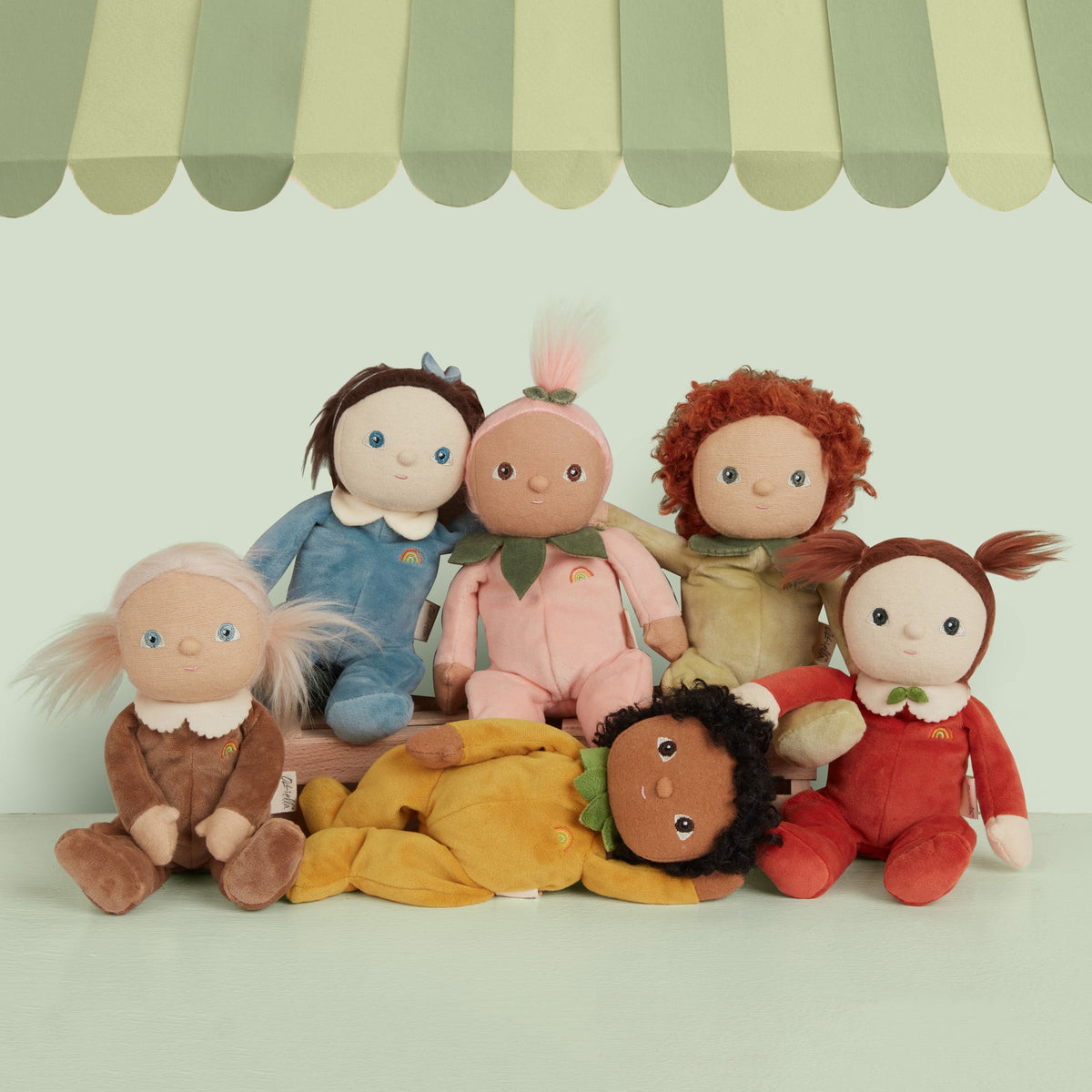 Dinkum Dolls - Dinky Dinkums Fruity Cuties - Peggy Peach