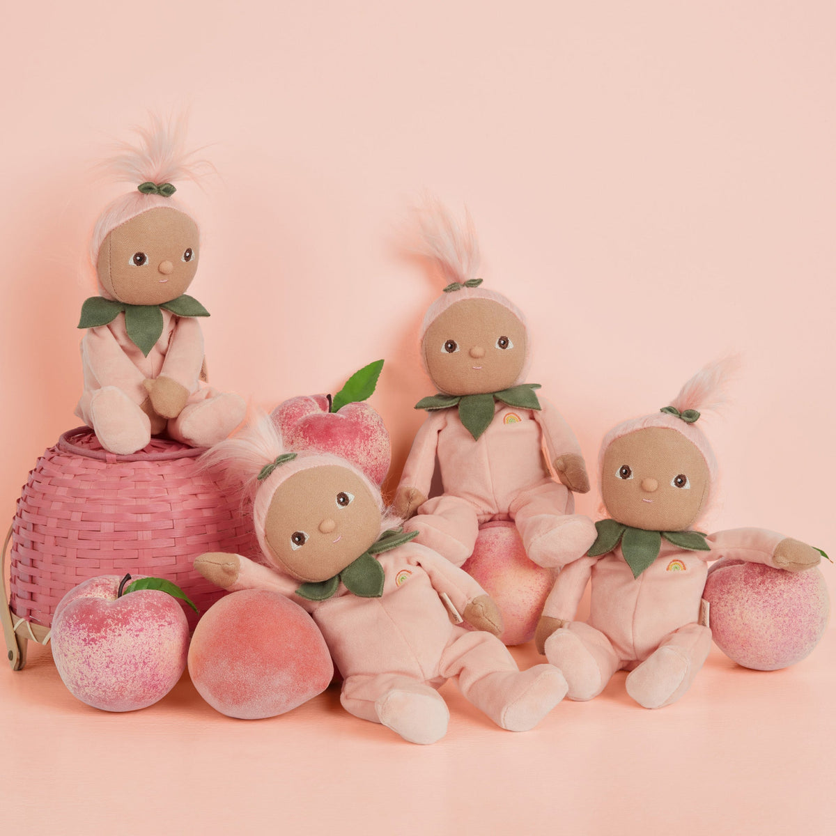 Dinkum Dolls - Dinky Dinkums Fruity Cuties - Peggy Peach