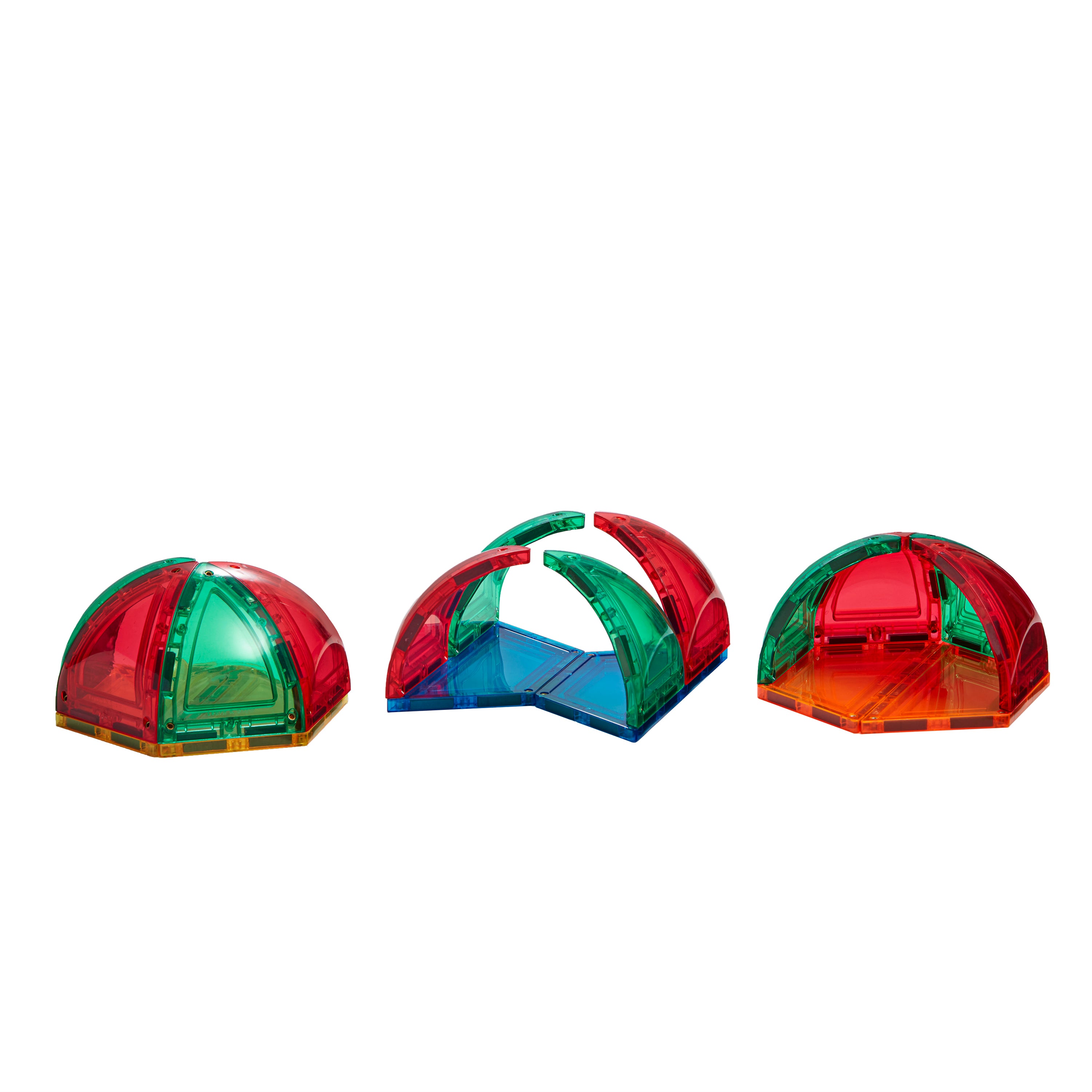 Learn And Grow - Magnetisch constructiespeelgoed Dome Pack - 18 stuks