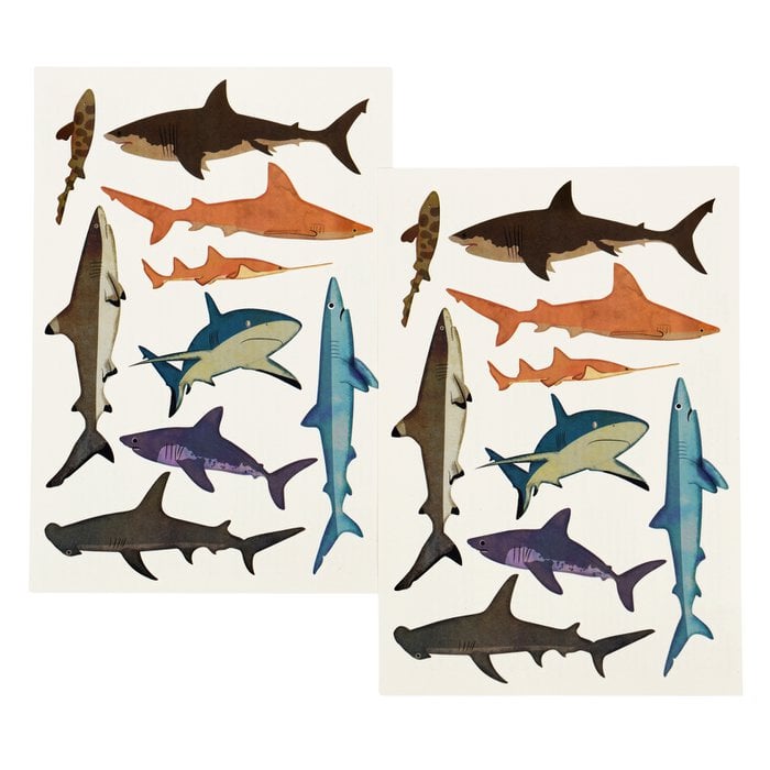 Rex London - Kinder tatoeages - Haaien (18 stuks)
