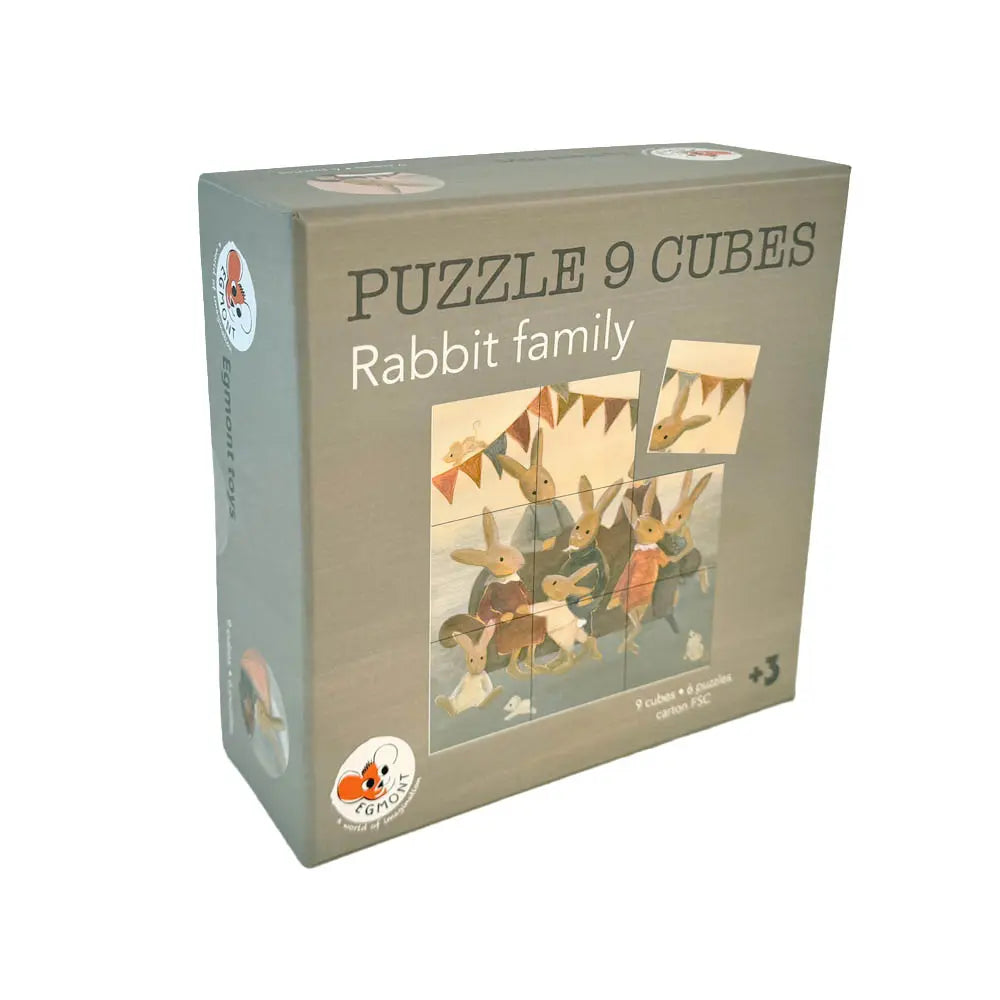 Egmont Toys - Puzzelkubus konijnenfamilie