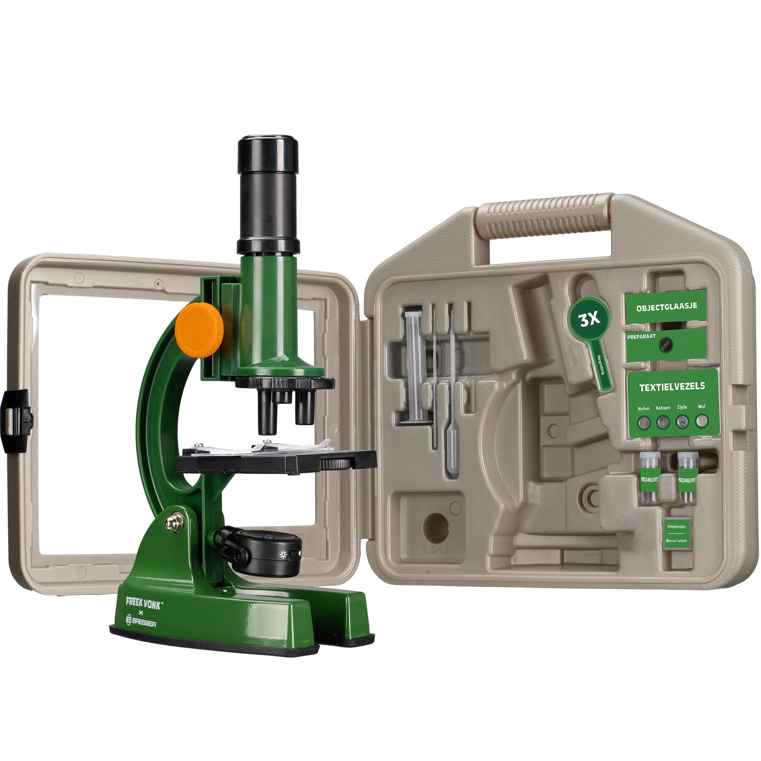 Freek Vonk - Microscoop met accessoires (48-delig) - Bresser