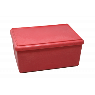 Wissner - Speelbak (hoog) met deksel voor sensorisch spel - rood