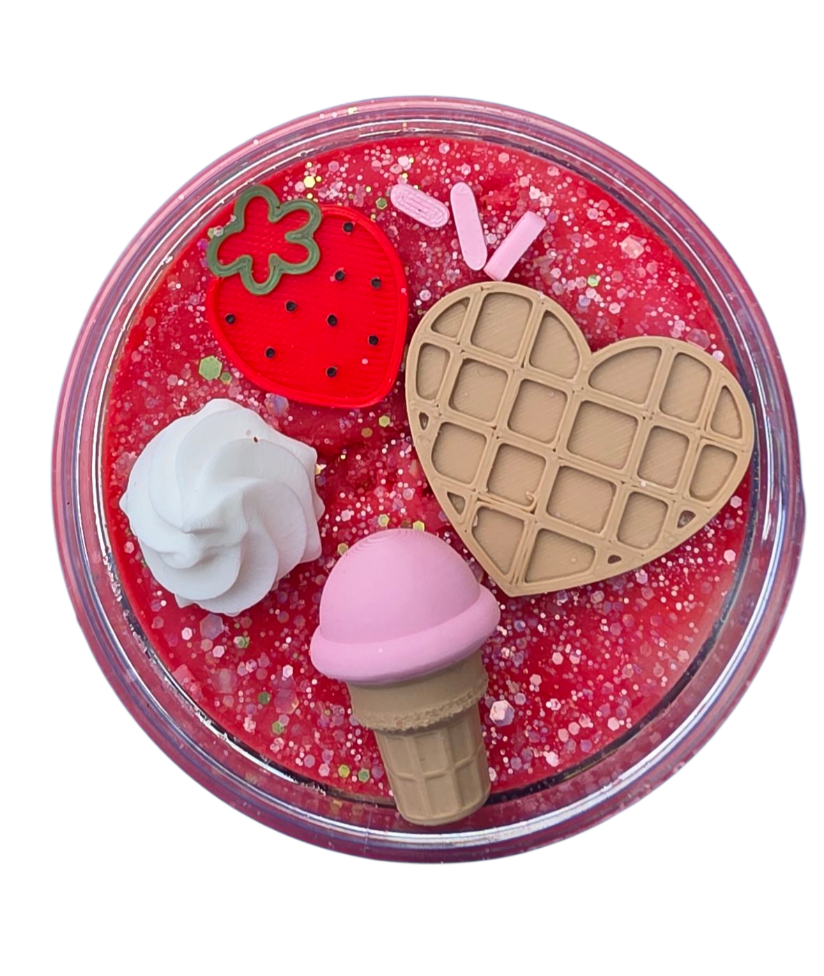 SensoryDough Speeldeeg Thema — StrawberryDessert