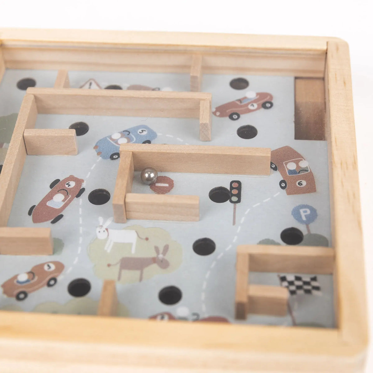 Egmont Toys - Mini houten doolhof - assorti, 1 stuks