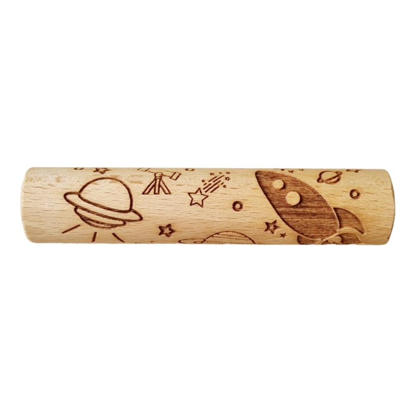 Kiddi - Houten roller Ruimtevaart
