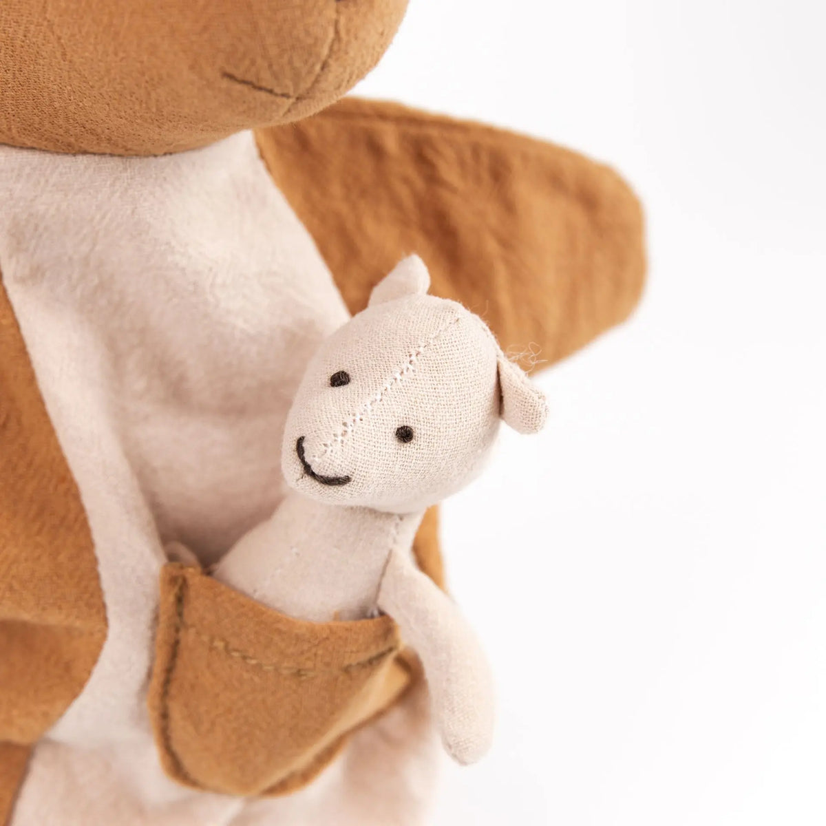 Egmont Toys - Handpop kangoeroe met jong