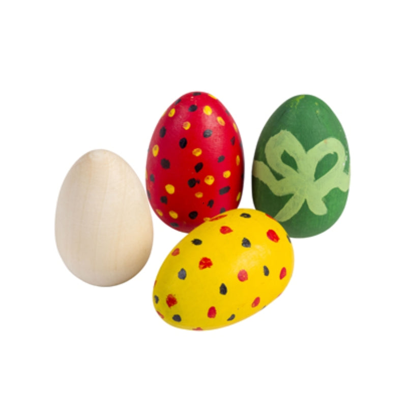 Eduplay - DIY houten eieren - 10 stuks