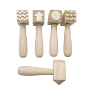 Eduplay - Houten hamers met patroon - 5 stuks