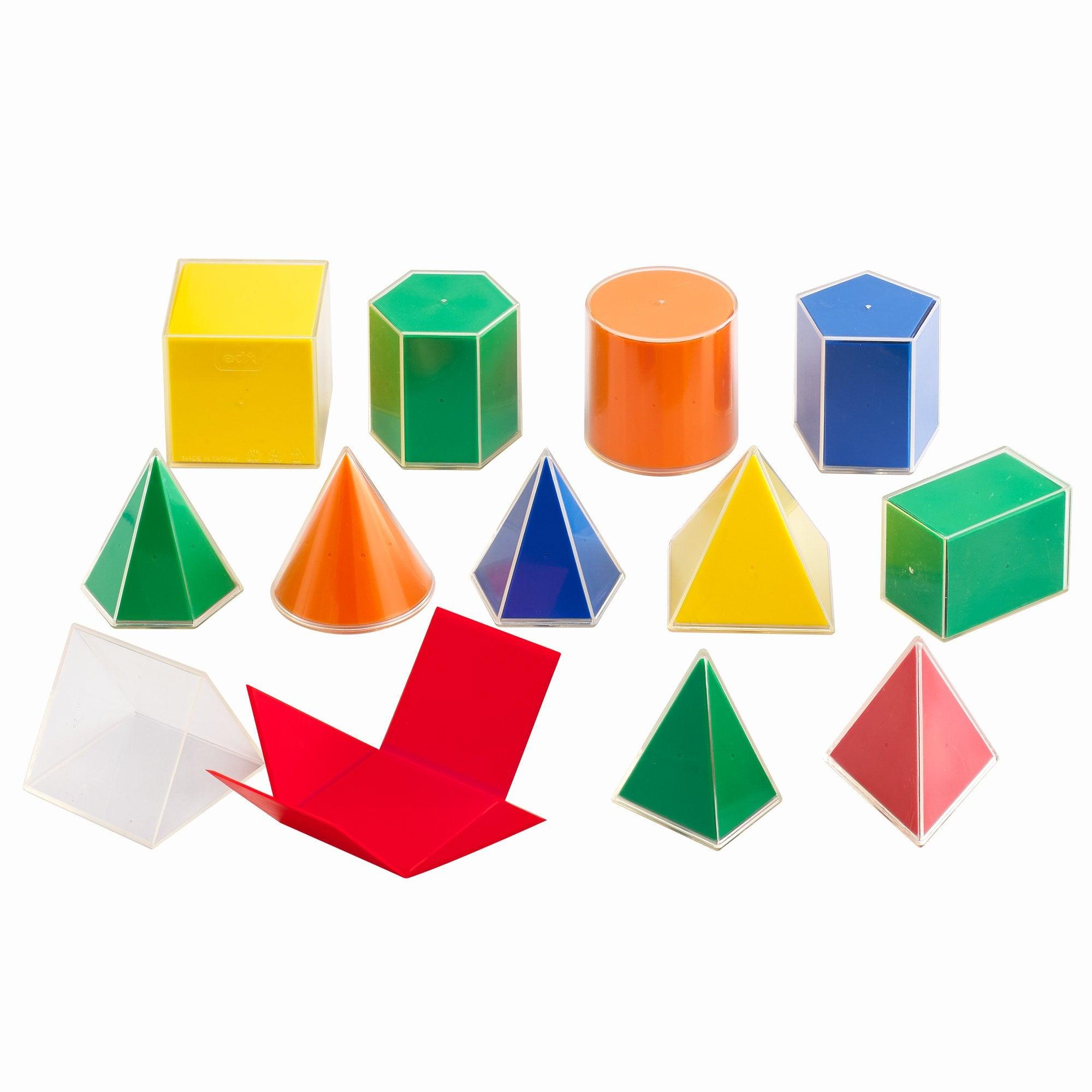 Edx Education - Meetkundige Vormen 2D en 3D - Set van 12