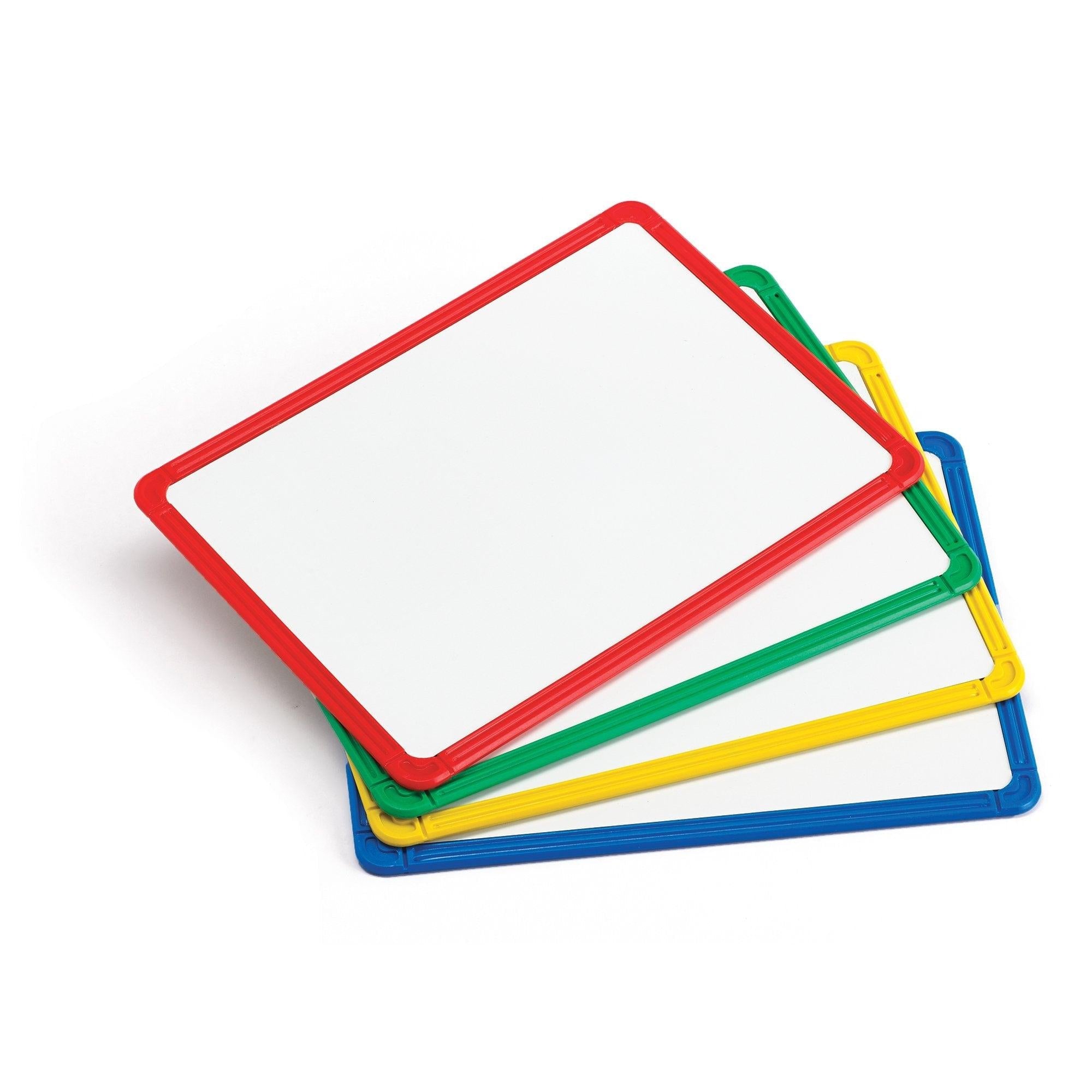 Edx Education - Magnetische Whiteboards met Gekleurde Rand - Set van 4