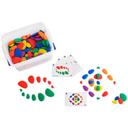 Edx Education - Regenboogkiezelstenen Klasset - Set van 252
