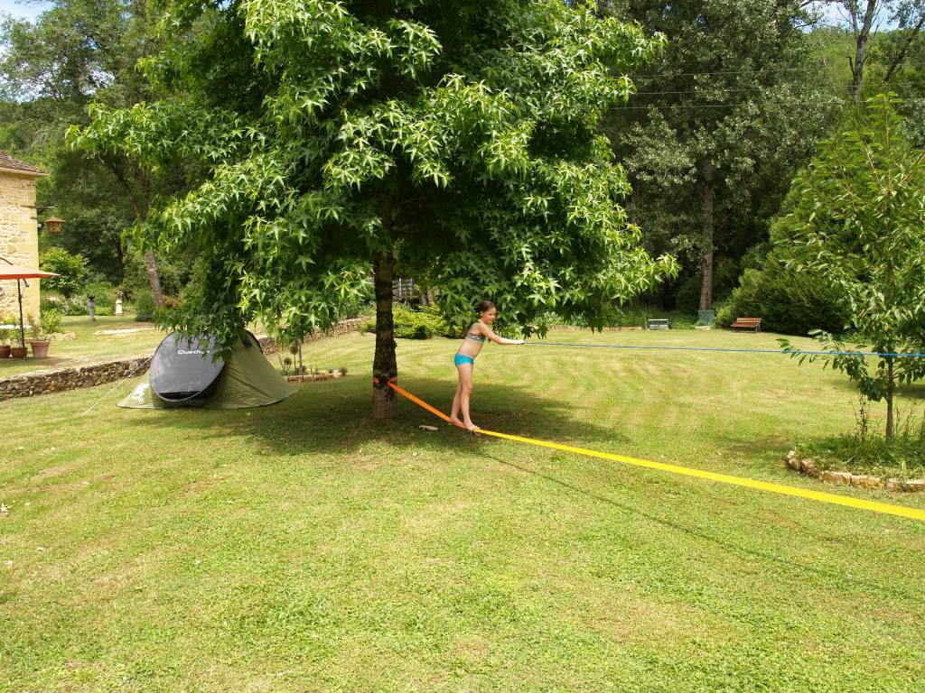 Kids At Work - Slackline geel