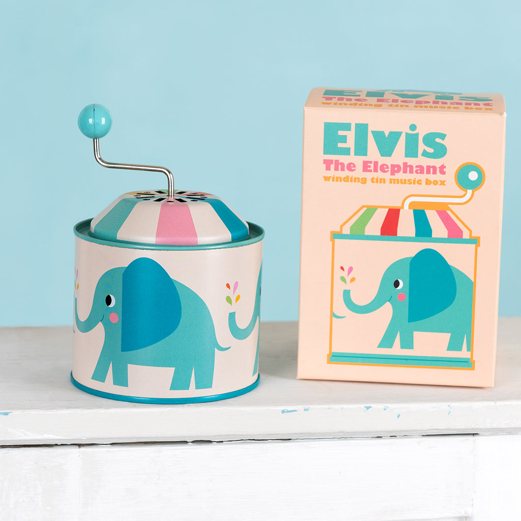 Rex London - Muziekdoosje Elvis de Olifant