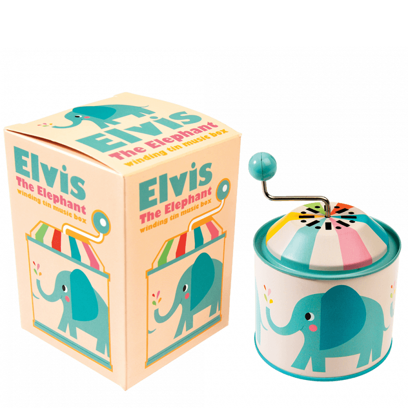Rex London - Muziekdoosje Elvis de Olifant
