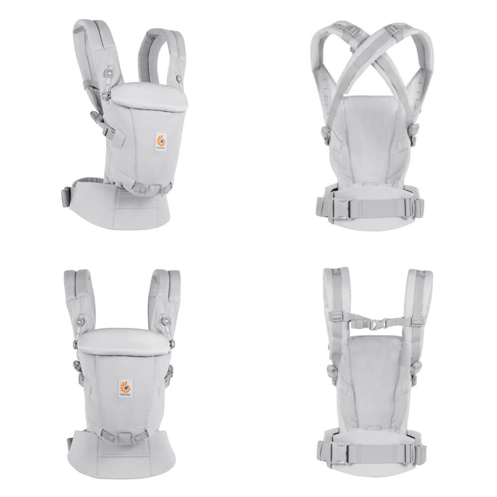 Ergobaby ergonomische draagzak adapt soft touch cotton - Pearl grey