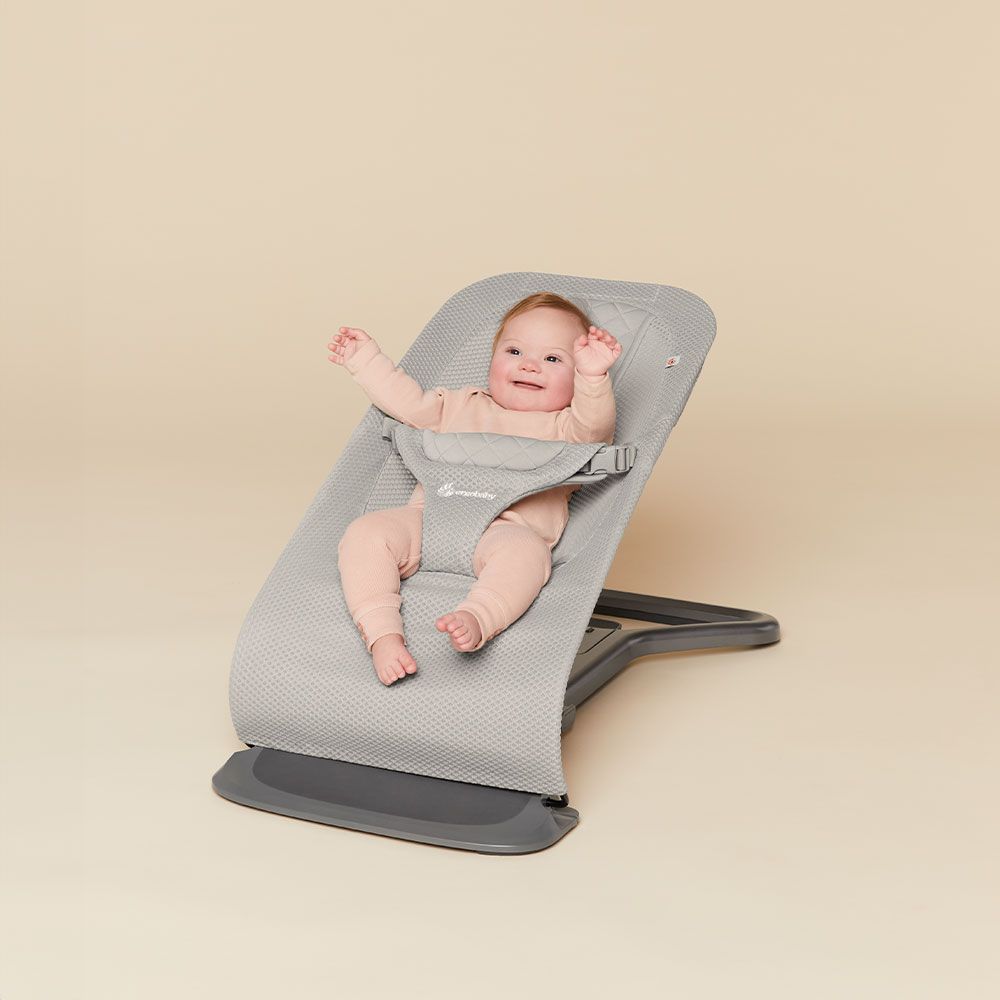 Ergobaby - Wipstoel Evolve Bouncer - Light Grey Mesh