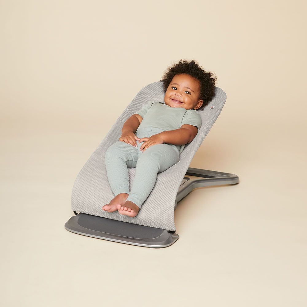 Ergobaby - Wipstoel Evolve Bouncer - Light Grey Mesh