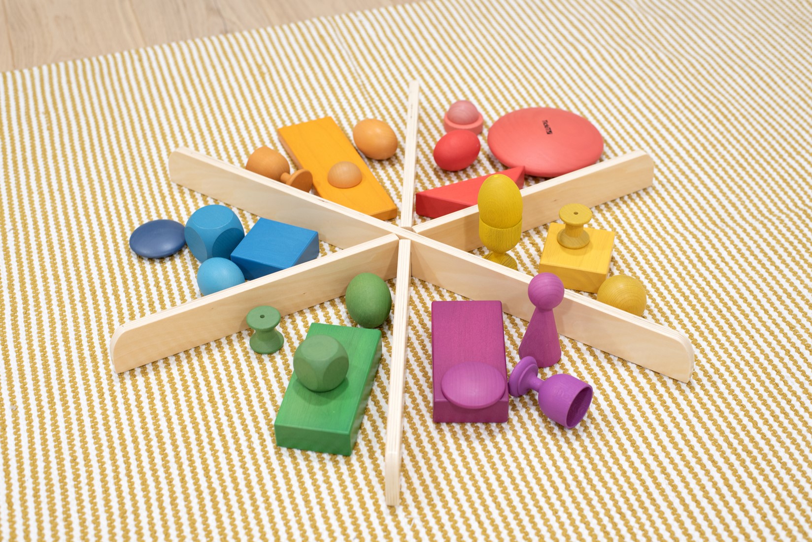 TickiT - Houten verdeler/divider voor zand- en watertafel