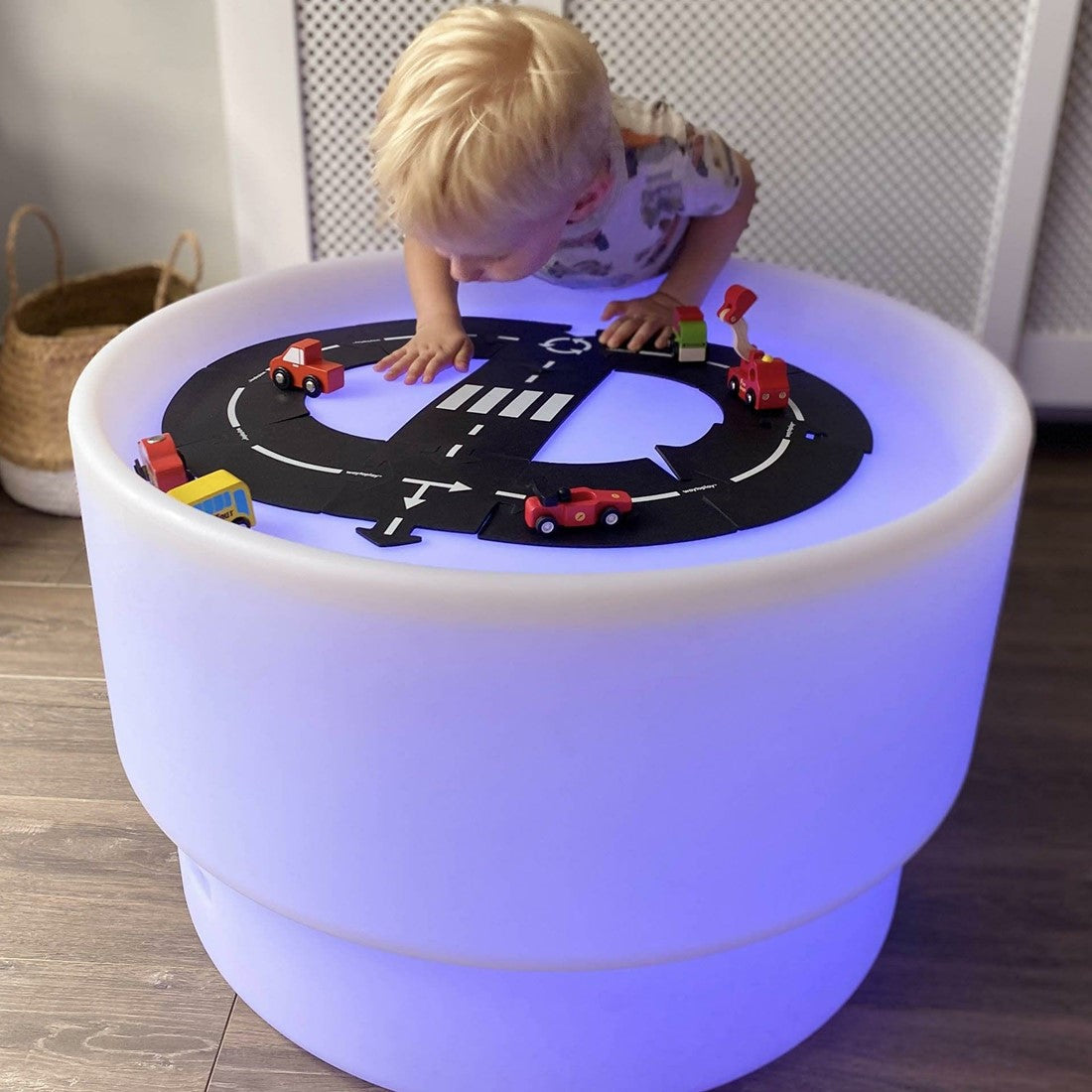 Zand- en watertafel (69cm) met verschillende kleuren licht - TickiT