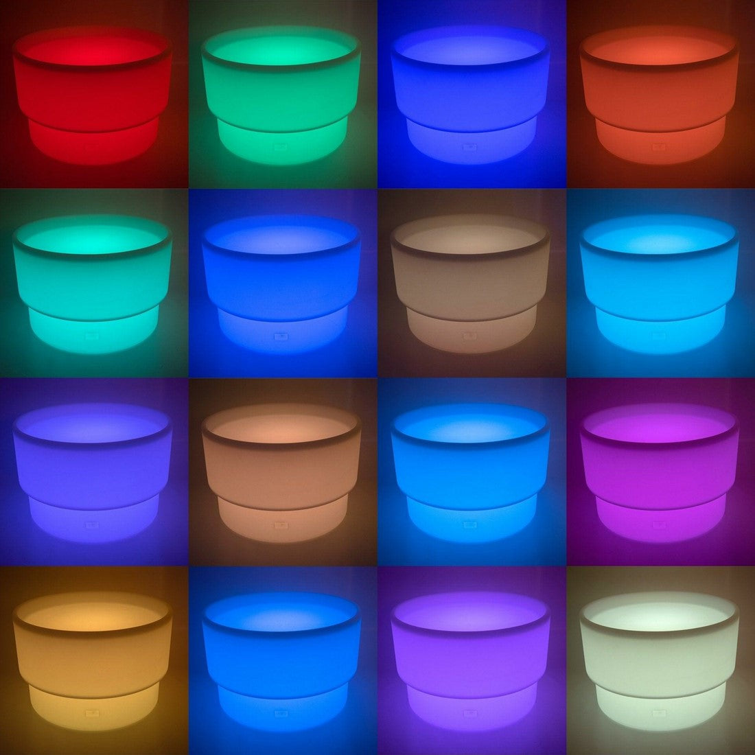 Zand- en watertafel (69cm) met verschillende kleuren licht - TickiT