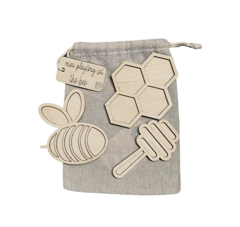 Kiddi - Mini vulvormen set Bijen