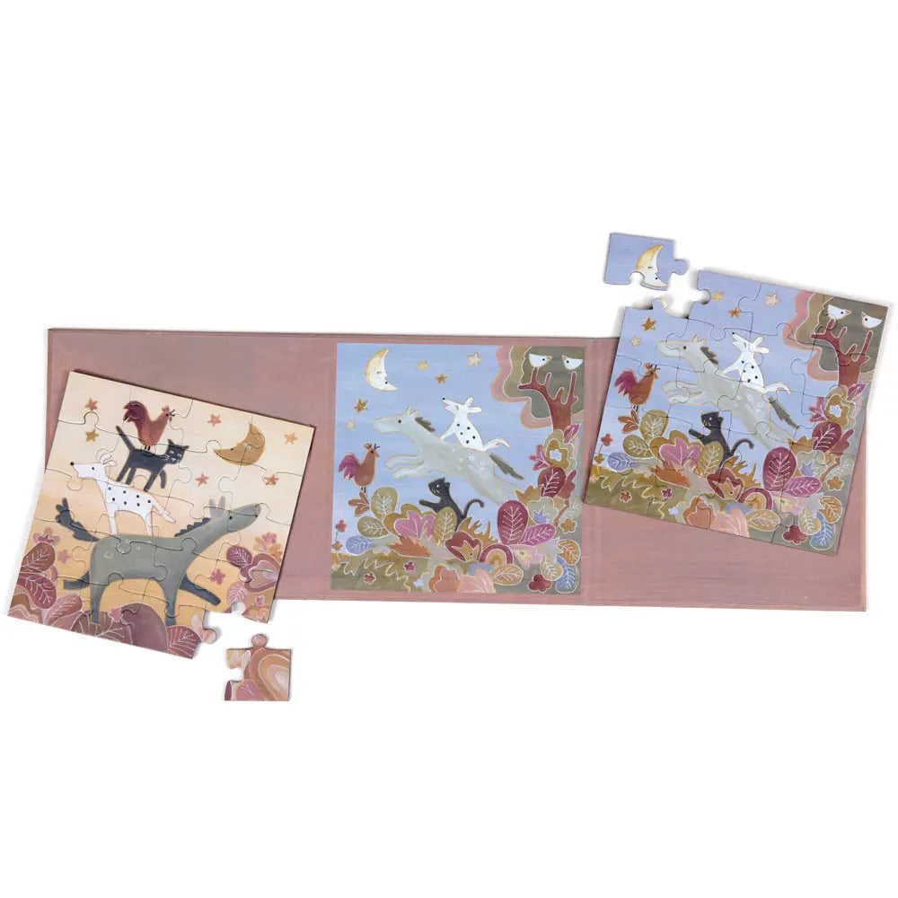 Egmont Toys - Magneetpuzzel Bremer Stadsmuzikanten