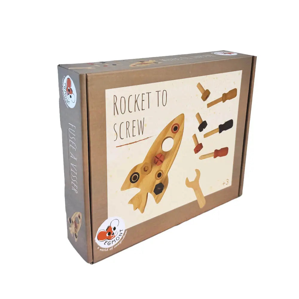 Egmont Toys - Houten raket om in elkaar te zetten