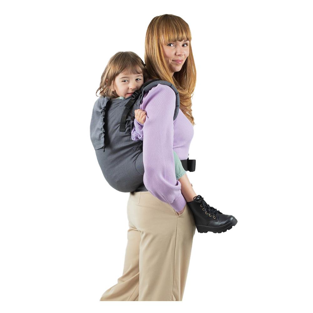 Isara - Preschooler Graphite Linen - Ergonomische Draagzak