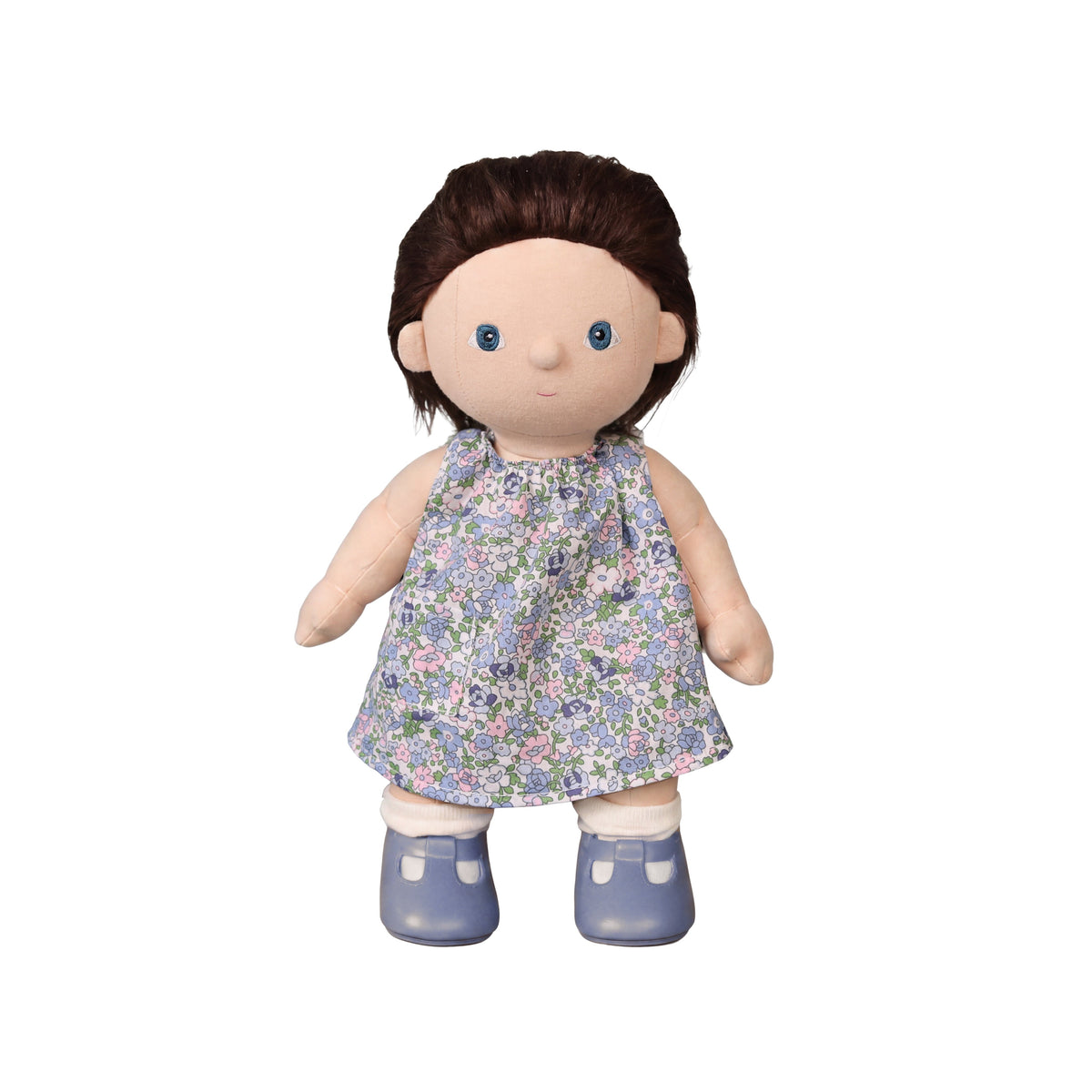 Dinkum Dolls - Florin Dress jurk blauw met bloemenprint