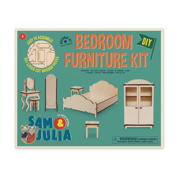 Het Muizenhuis - Slaapkamer (DIY meubelkit)