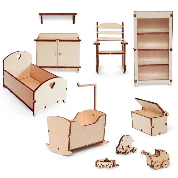 Het Muizenhuis - Babykamer (DIY meubelkit)
