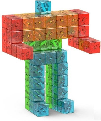 Geomag - Magicube Gem Colors Crystal 64-delig - Magnetisch speelgoed 1-5 jaar