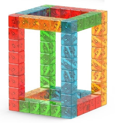 Geomag - Magicube Gem Colors Crystal 64-delig - Magnetisch speelgoed 1-5 jaar