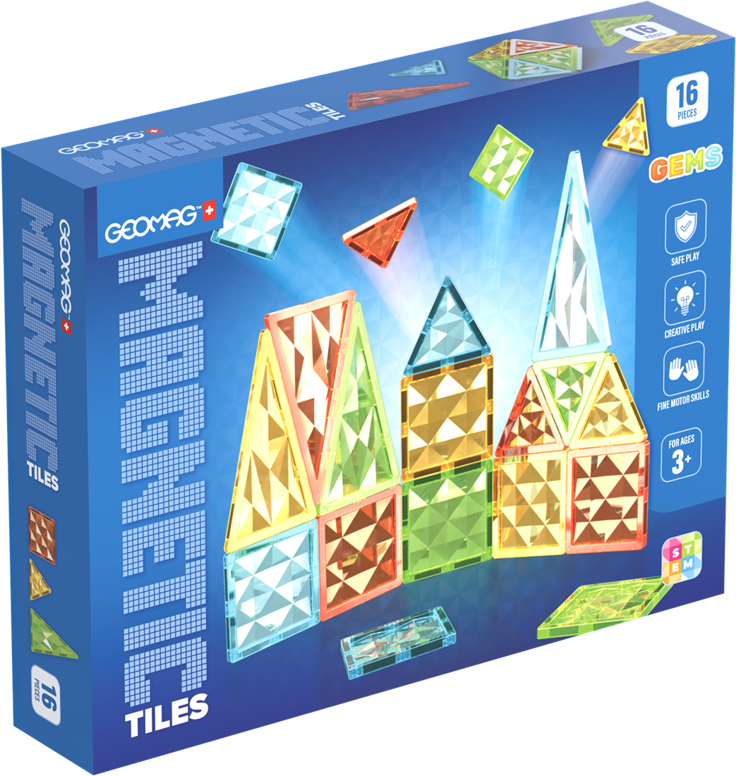 Geomag - Magnetic Tiles Gems 16