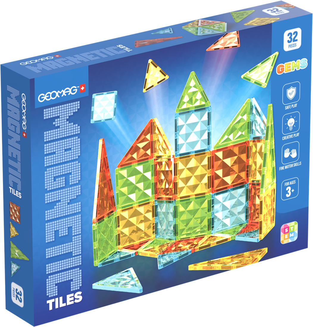 Geomag - Magnetic Tiles Gems 32