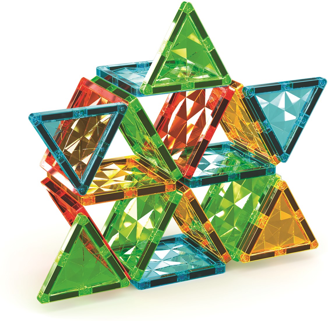 Geomag - Magnetic Tiles Gems 60 stuks