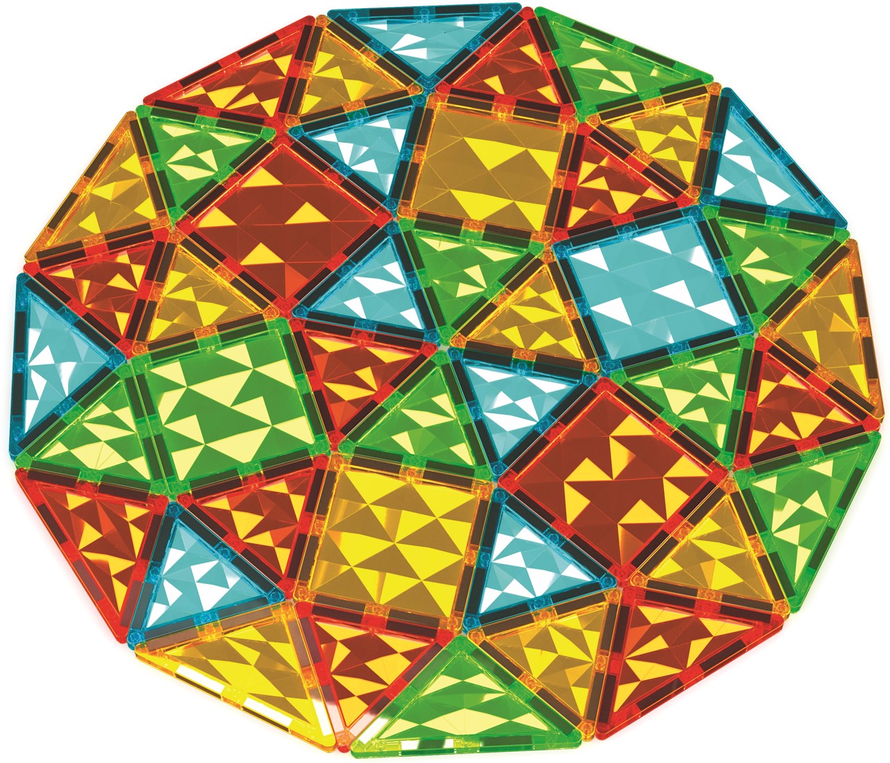 Geomag - Magnetic Tiles Gems 60 stuks